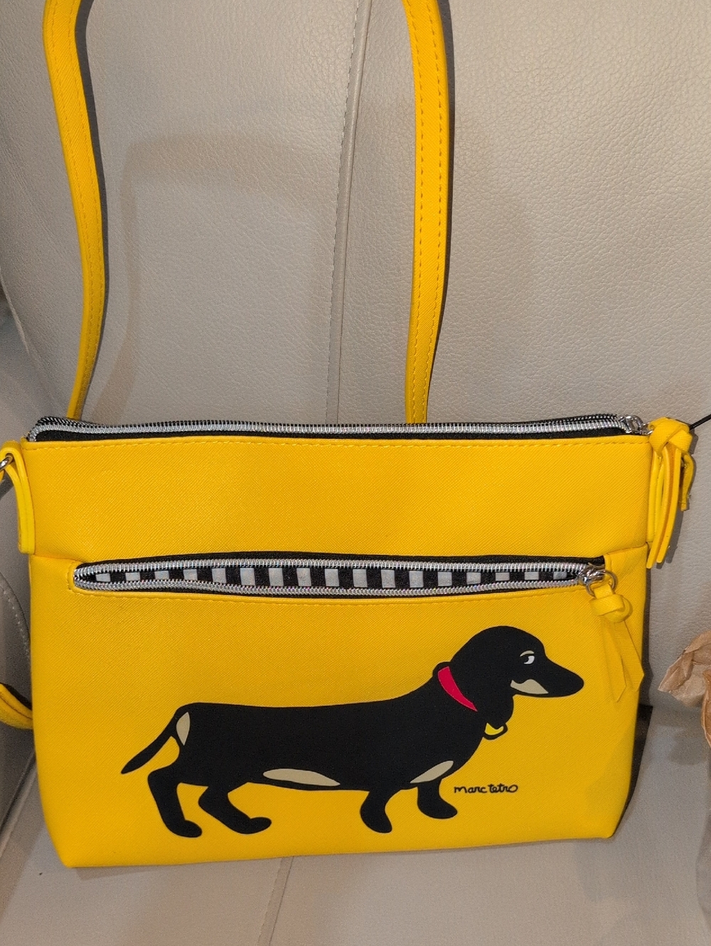 Marc Tetro Dachshund Crossbody Bag  - NWOT